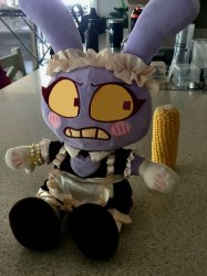 Maid Jax Staring at Corn Meme Template