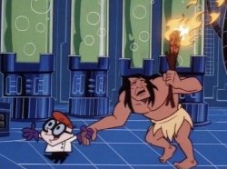 dexter caveman Meme Template