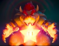 Bowser finds power star Meme Template