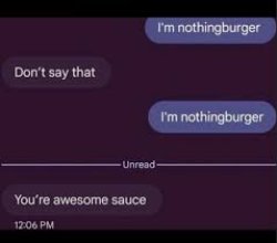 I'm nothing burger Meme Template