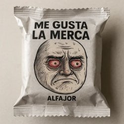 Alfajor me gusta la merca Meme Template