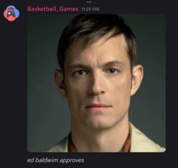 ed baldwim approves Meme Template