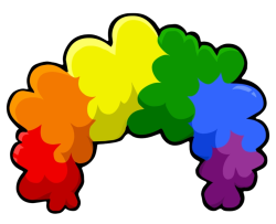 Rainbow afro Meme Template