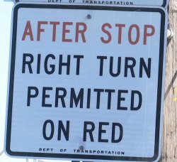 right turn permitted Meme Template