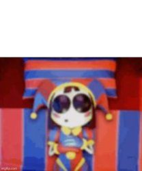 Pomni Sleeping Meme Meme Template