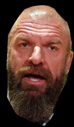 Triple H head Meme Template