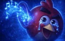 angry bird with ear open cry Meme Template