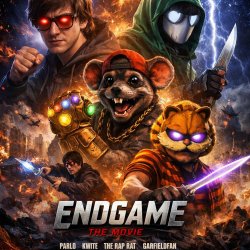 Parlo vs Kwite vs the Rap Rat vs Garfieldfan: endgame: the movie Meme Template