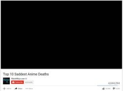 top 10 saddest anime deaths Meme Template
