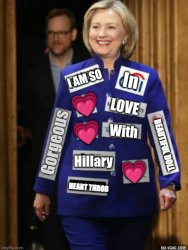 Hillary Clinton I'm in Love Meme Template