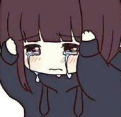 sad anime Meme Template