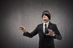 Blindfolded man Meme Template