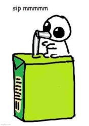 Yippee Sipping Juicebox Meme Template
