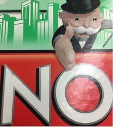 Monopoly Man NO Meme Template
