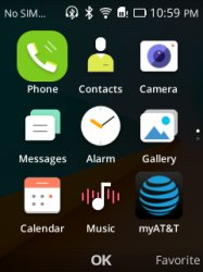 Att flip phone home screen Meme Template