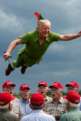 Trump Peter Pan syndrome MAGA Daddy Meme Template