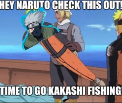 Naruto as fish bait 2 sequal Meme Template