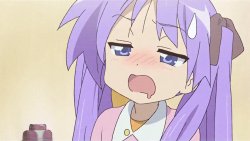 Kagami Hiiragi feels sleepy Meme Template