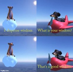 That's a good wisdom Meme Template