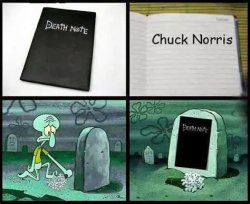 Squidward mourns death note Meme Template