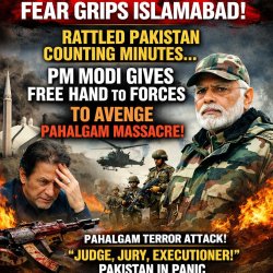 Fear Grips Islamabad: Rattled Pakistan Counting Minutes as PM Mo Meme Template