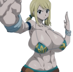 Lucy Heartfila’s Edolas Outfit Meme Template