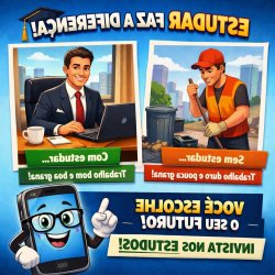 Criar um meme educacional sobre a importância dos estudos uma li Meme Template