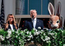 Trump Melania Easter Bunny Meme Template