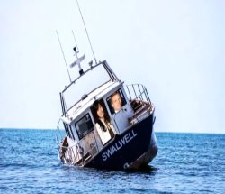 Swalwell and the spy who loved him in sinking boat Meme Template