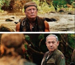 Trump Bibi Retard Meme Template