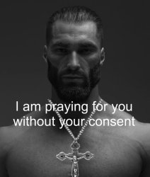 Praying without consent Meme Template
