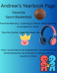 My Yearbook page Meme Template