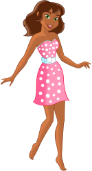 Gabriella Human Pink Dress Meme Template