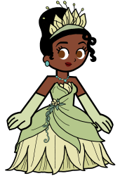 Princess Tiana in Hero 108 Style Meme Template