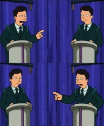 Futurama Debate Meme Template