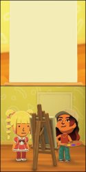 Tomodachi life painting Meme Template