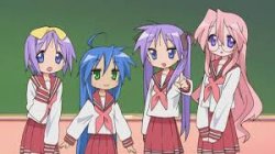 Lucky Star cast Meme Template