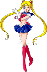 Sailor Moon R Belly Meme Template