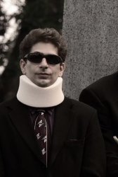 Chris moltisanti neck brace Meme Template