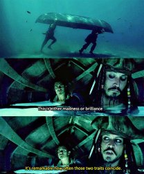 This is either madness, or brilliance Meme Template