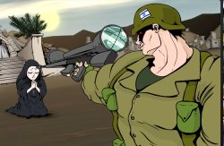 nun getting shot by idf Meme Template