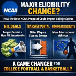 NCAA weighs major eligibility change that could reshape college Meme Template