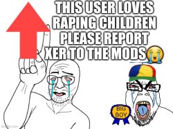 This user is a Pedophile! Meme Template