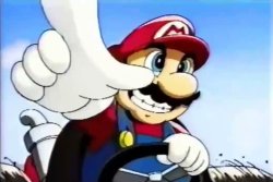 Mario fazendo o L Meme Template