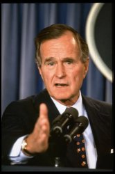 George H. W. Bush Pointing at YOU! Meme Template