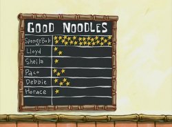 SpongeBob good nooodle stars Meme Template