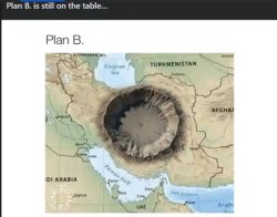 Iran's new Lake called Lake America Meme Template