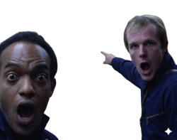 Peter and Roger pointing meme Meme Template