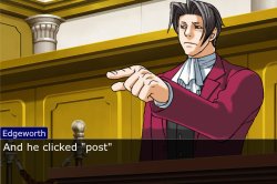 and he clicked post Meme Template