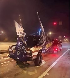 Donald Trump fan truck gets repo'd Meme Template